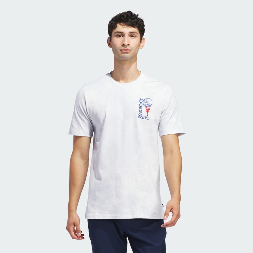 Grey and white adidas t shirt outlet