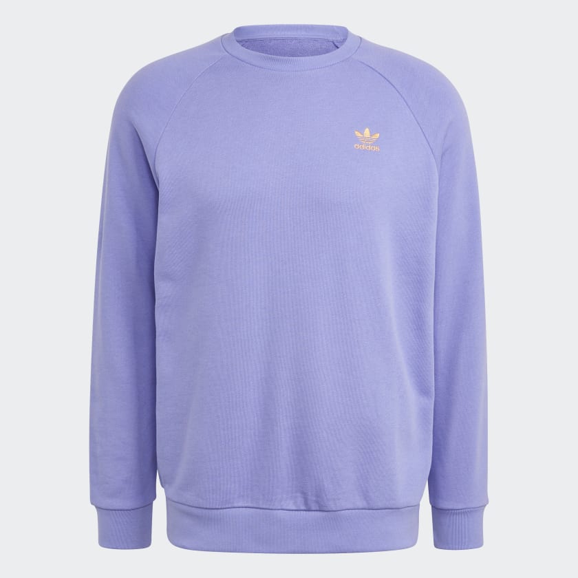 Blusa Moletom Essential Crewneck Roxo adidas adidas Brasil