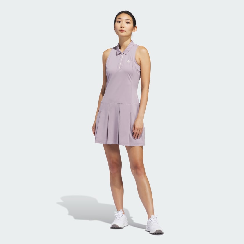 adidas Women s Ultimate365 Tour Pleated Dress Purple adidas Canada