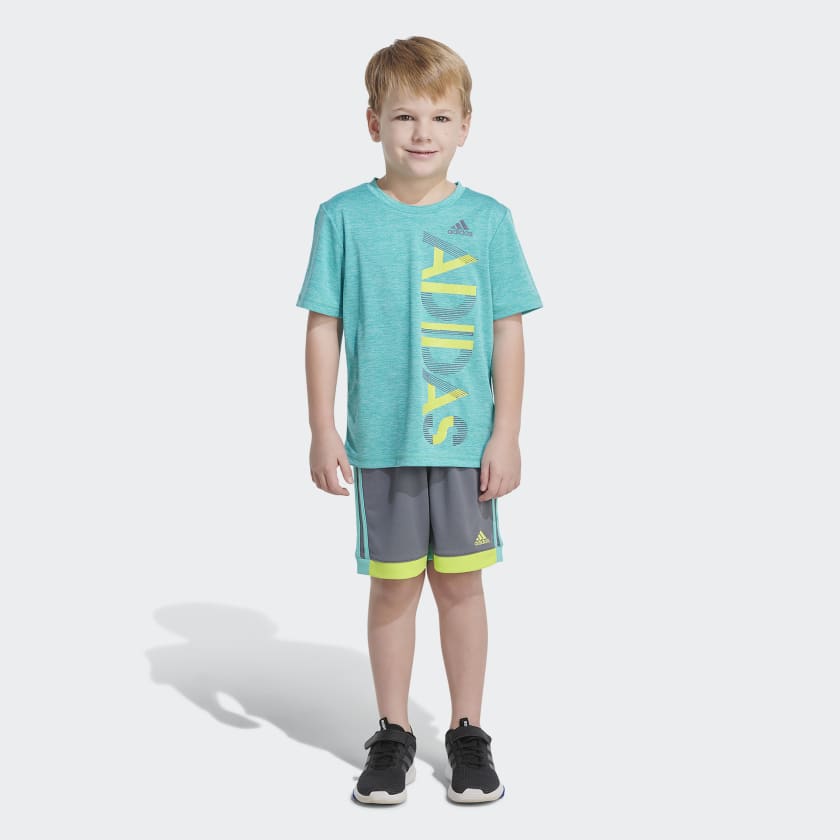 adidas Winner Shorts Set - Turquoise | Kids' Training | adidas US