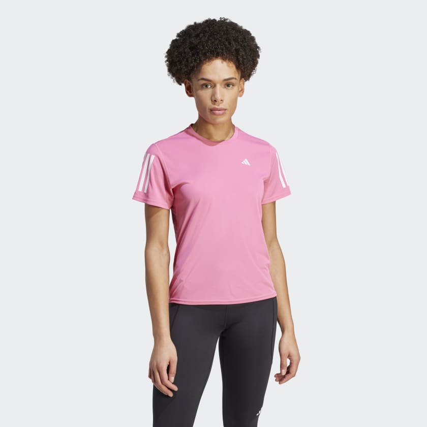 adidas Own the Run Tee - Pink | Women's Running | adidas US