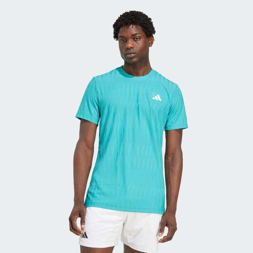 adidas Tennis Climacool+ AIRCHILL FreeLift Tee - Green