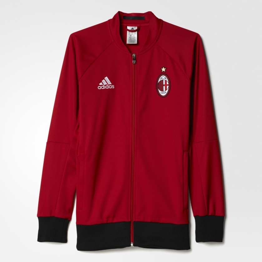 adidas Chamarra AC Milan Anthem Rojo adidas Mexico