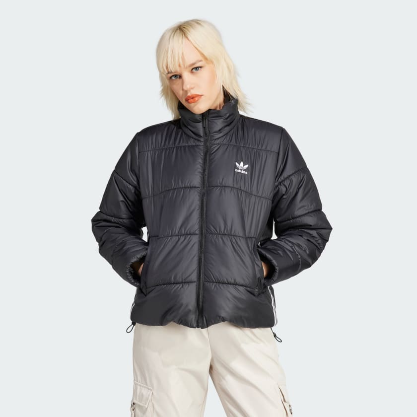 adidas Chamarra Adicolor Puffer Negro adidas Mexico