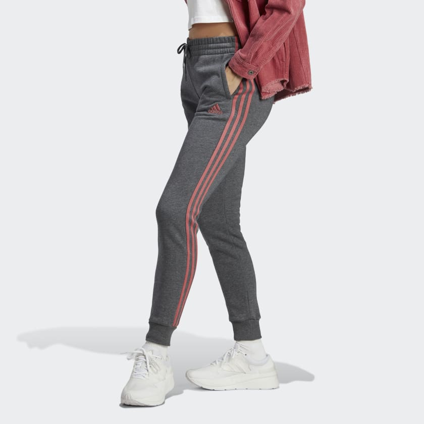 | Essentials | adidas 3-Stripes Women\'s Fleece Pants Training - US Grey adidas
