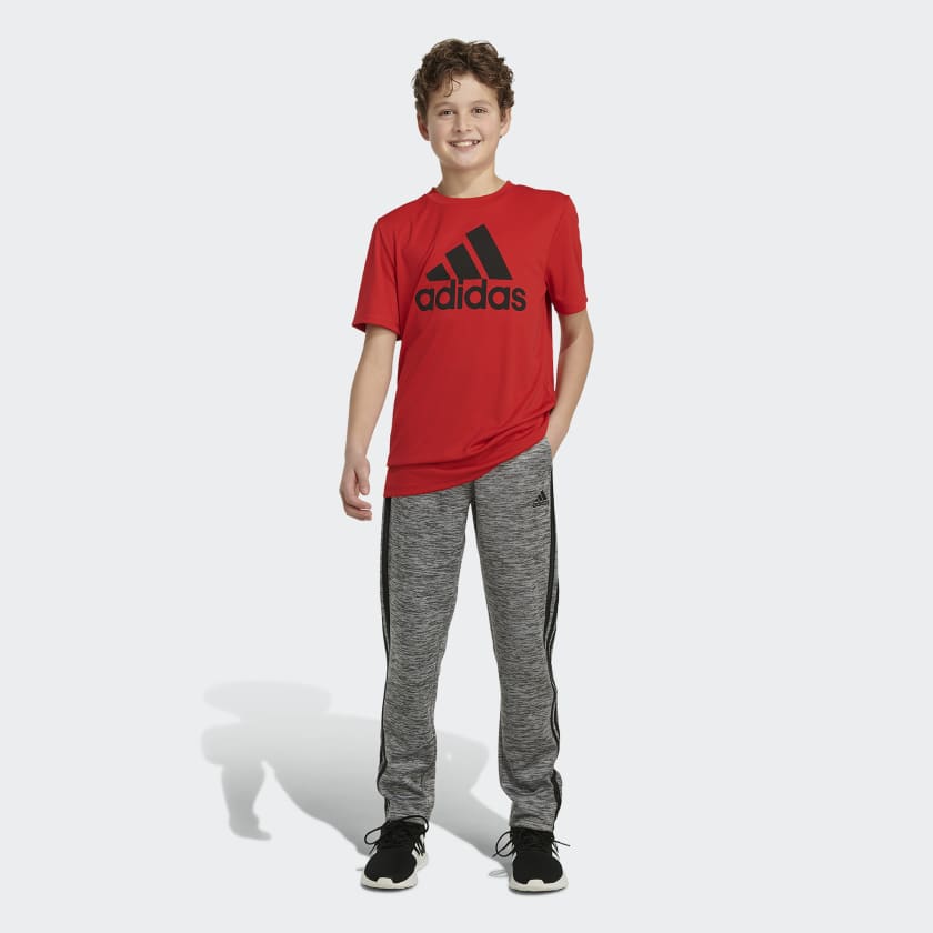 Adidas Black 3 stripe White Boys Jogger Active Pants Boy's Size Medium  10/12 | eBay
