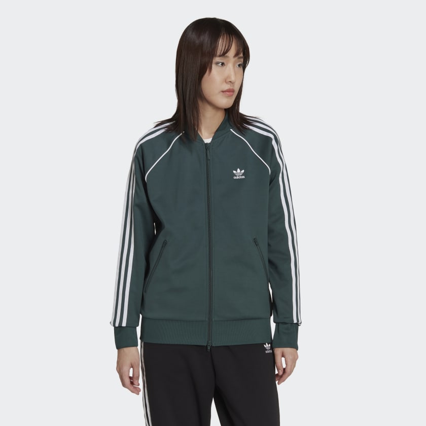 adidas Originals - Womens PRIMEBLUE SST Track Jacket - Magic Mauve - Onceit