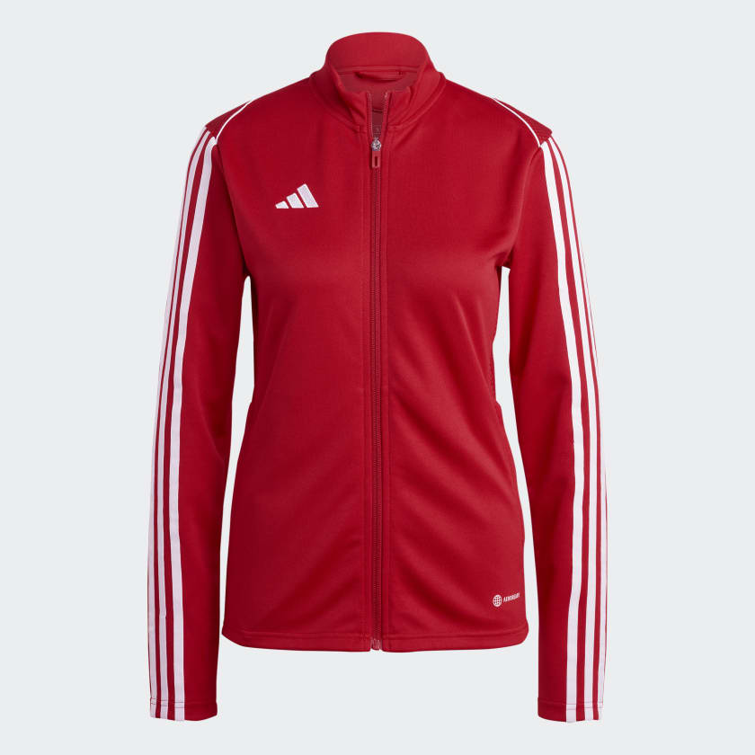 Girls red adidas jacket top