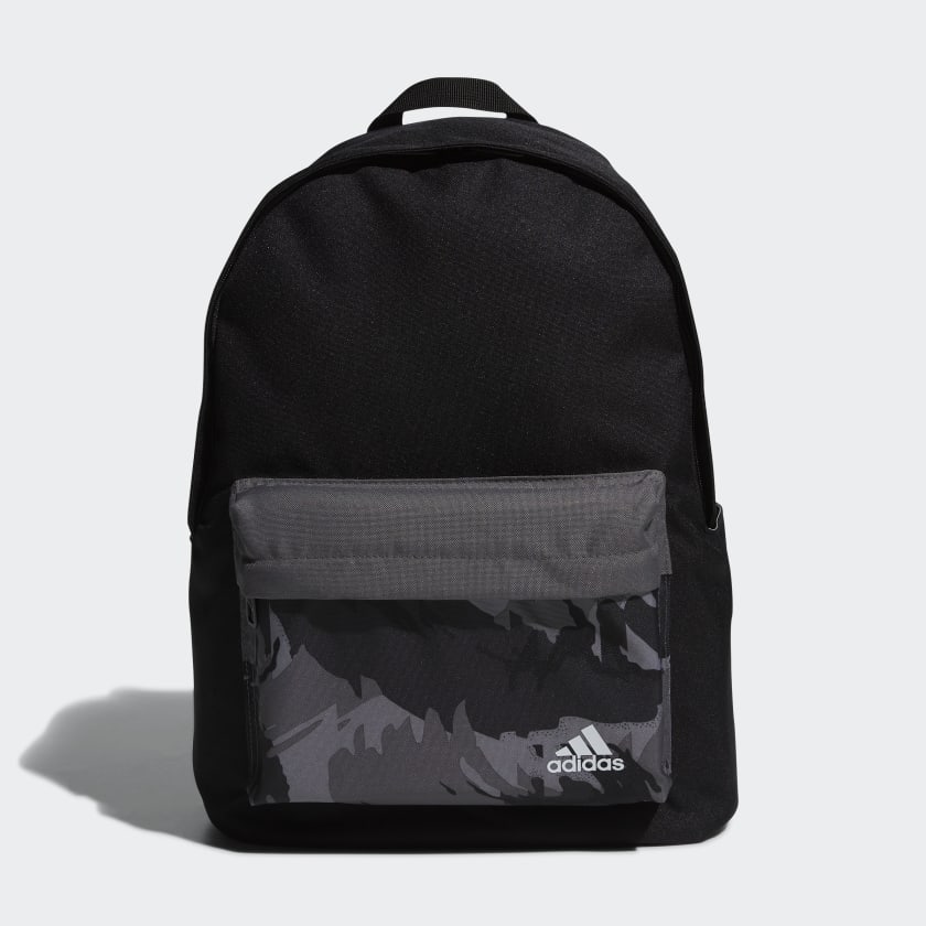 Adidas black camo backpack hotsell