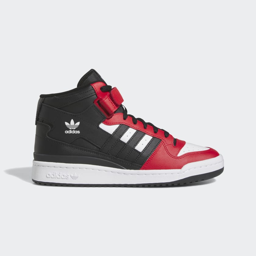 adidas Forum Mid Shoes - Red | Men's Basketball | adidas US