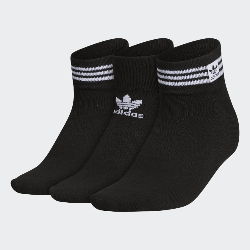 adidas Superlite 3-Stripes Low-Cut Socks 3 Pairs - Black | women ...