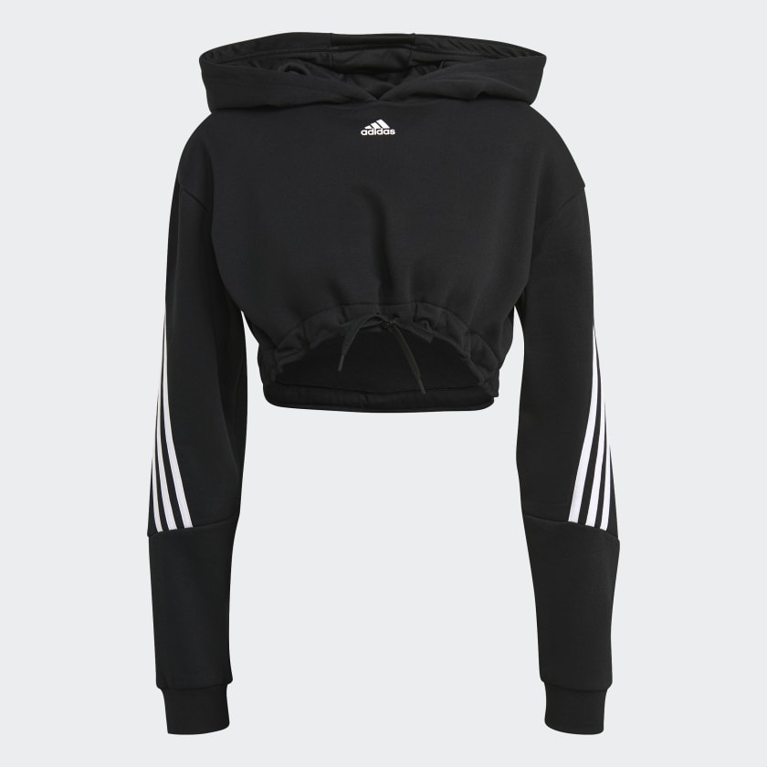 Hoodie crop top adidas clearance