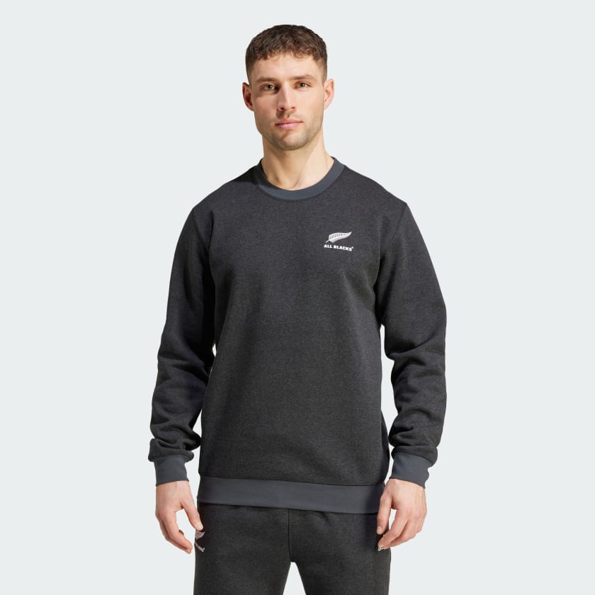 Adidas all black sweatshirt sale