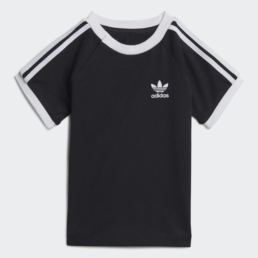 Black adidas 3-Stripes T-Shirt | adidas UK
