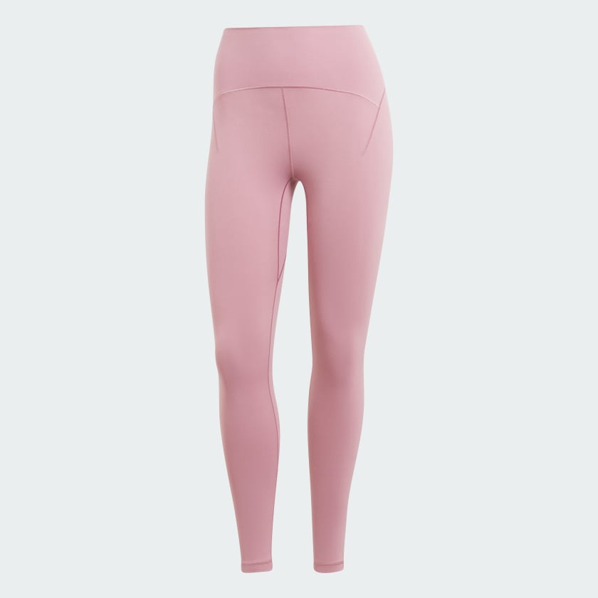 adidas Yoga Studio Luxe 7/8 Leggings - Pink | adidas UK