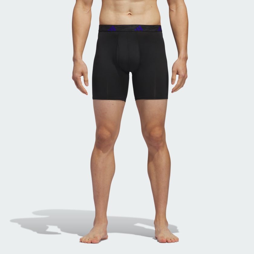 adidas Microfiber Boxer Briefs 3 Pack Black Free Shipping with adiClub adidas US