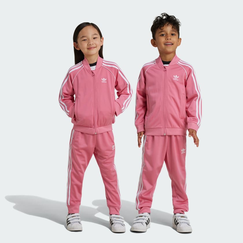 adidas Adicolor SST Track Suit Kids Pink Free Shipping with adiClub adidas US