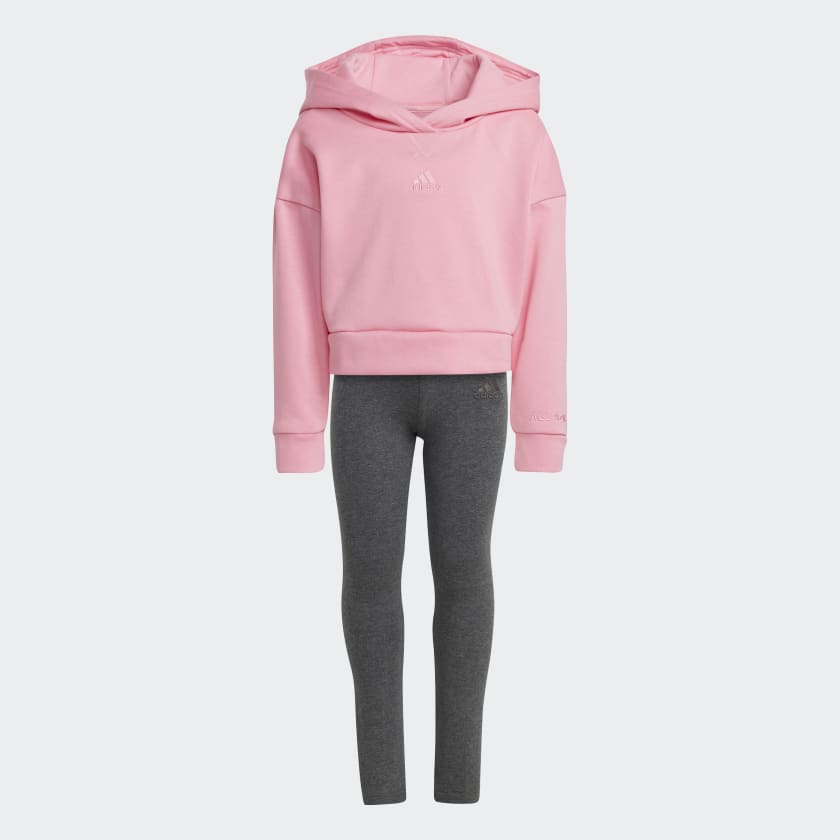 Adidas roze sale trainingspak