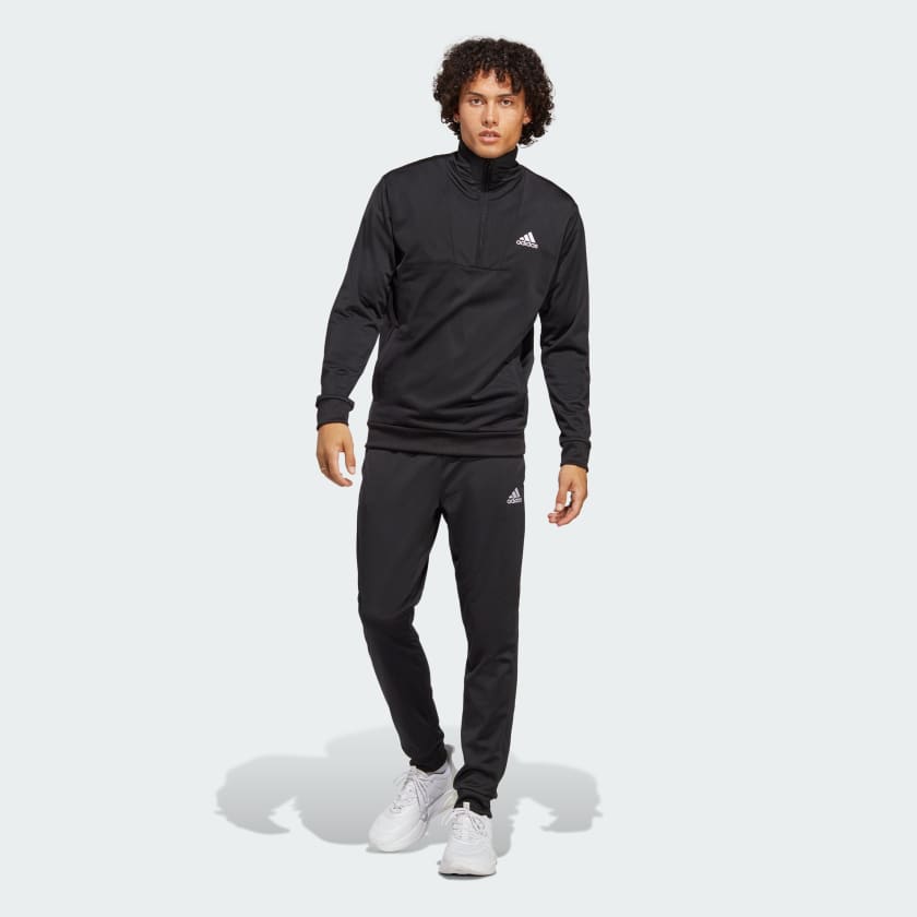 adidas Small Logo Tricot Tracksuit - Black | adidas Ireland