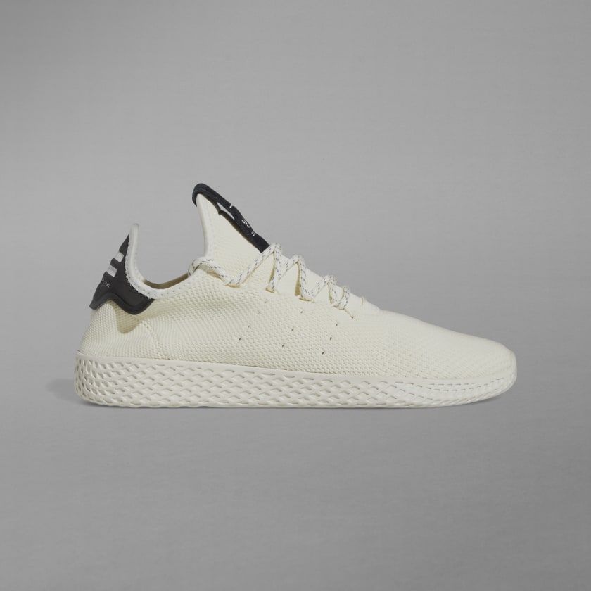 Adidas Tennis Hu Shoes - Men's - Chalk White / Light Grey - 7.5