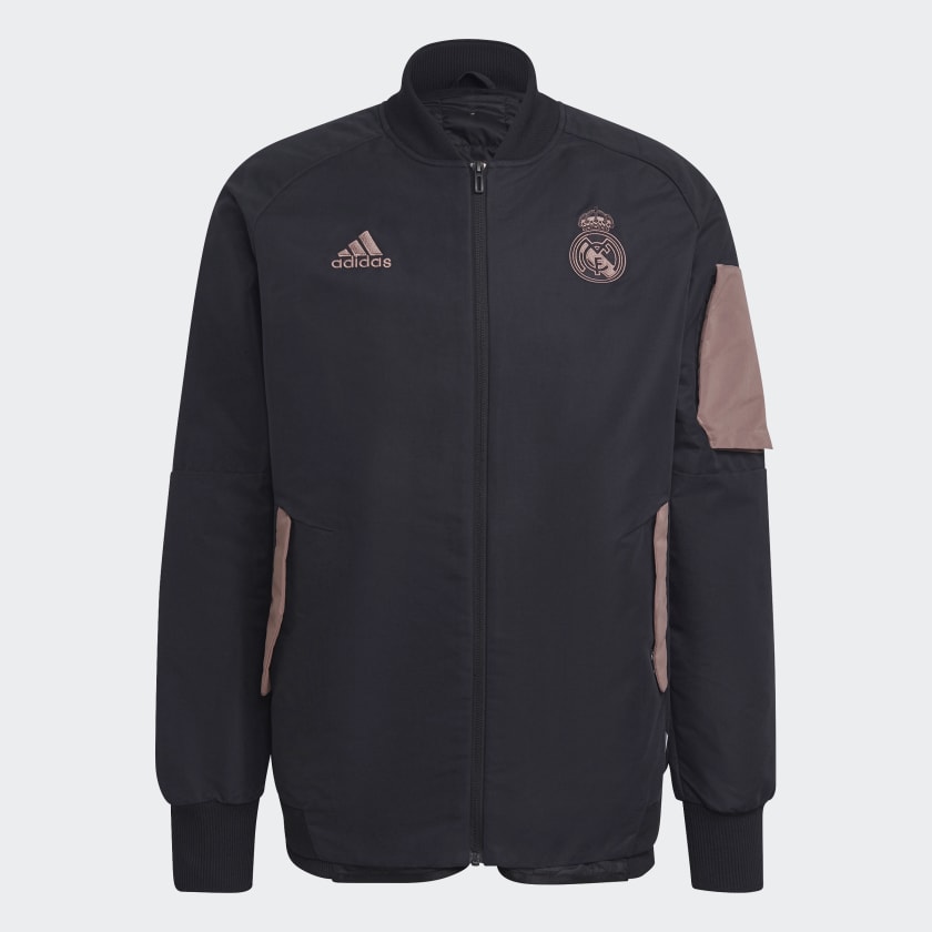 adidas Chamarra de Viaje Real Madrid Negro adidas Mexico