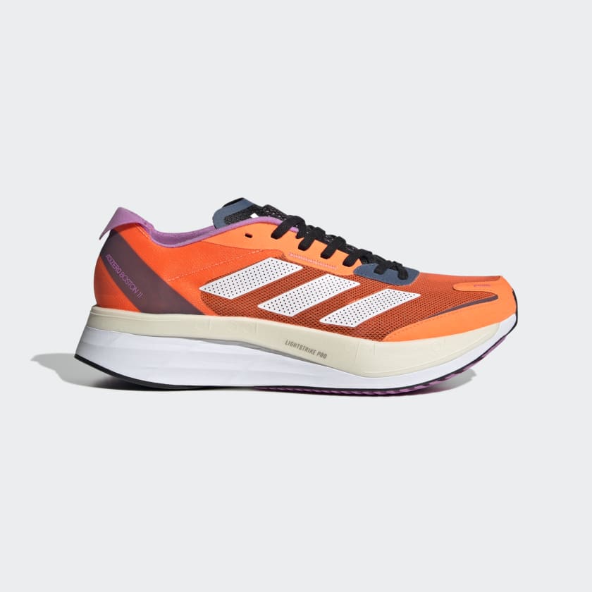 adidas Adizero Boston 11 Running - Orange Men's Running | US