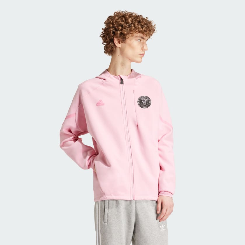 Chamarra adidas top rosa hombre