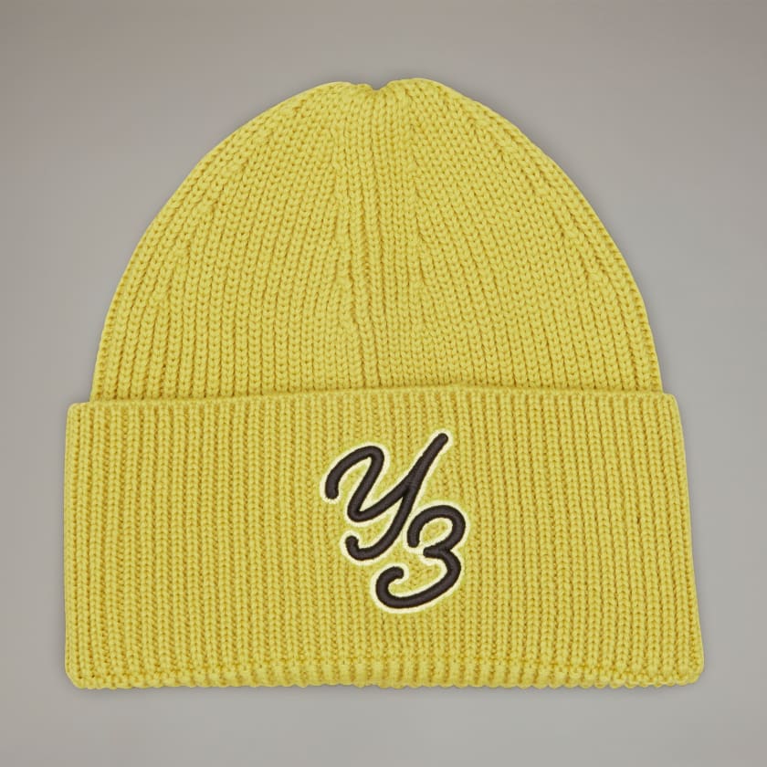 Adidas yellow beanie store