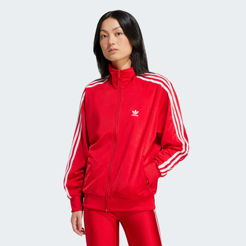 Veste de survêtement ample Adicolor Classics Firebird - Rouge adidas | adidas France