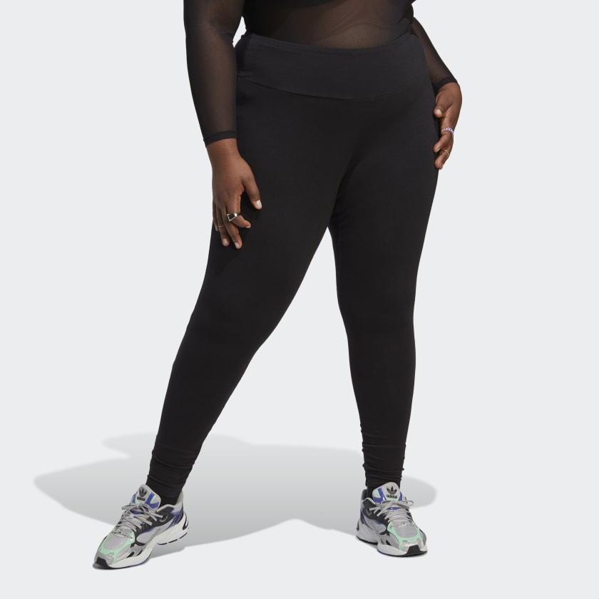 adidas Adicolor Essentials Leggings (Plus Size) - Black | Women's Lifestyle  | adidas US