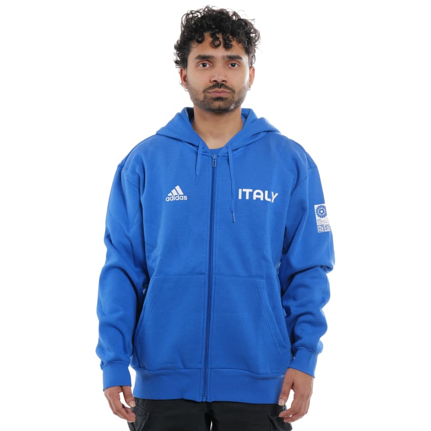 Blue adidas shop hoodie womens