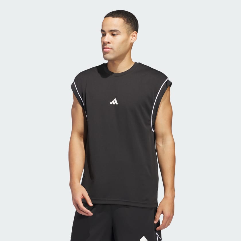adidas Basketball All World Sleeveless Tank Top Black adidas Finland