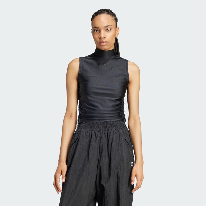 Adidas turtleneck crop top shop