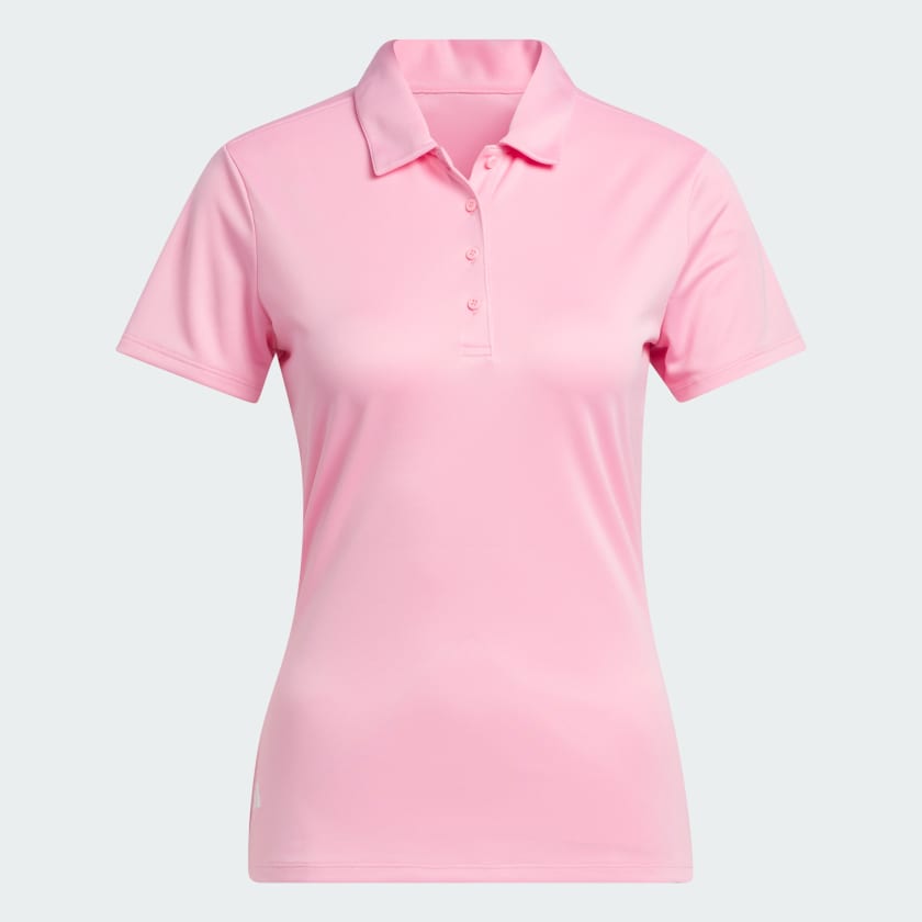 Polo Solid Performance Short Sleeve Rosa IN9921 01 laydown