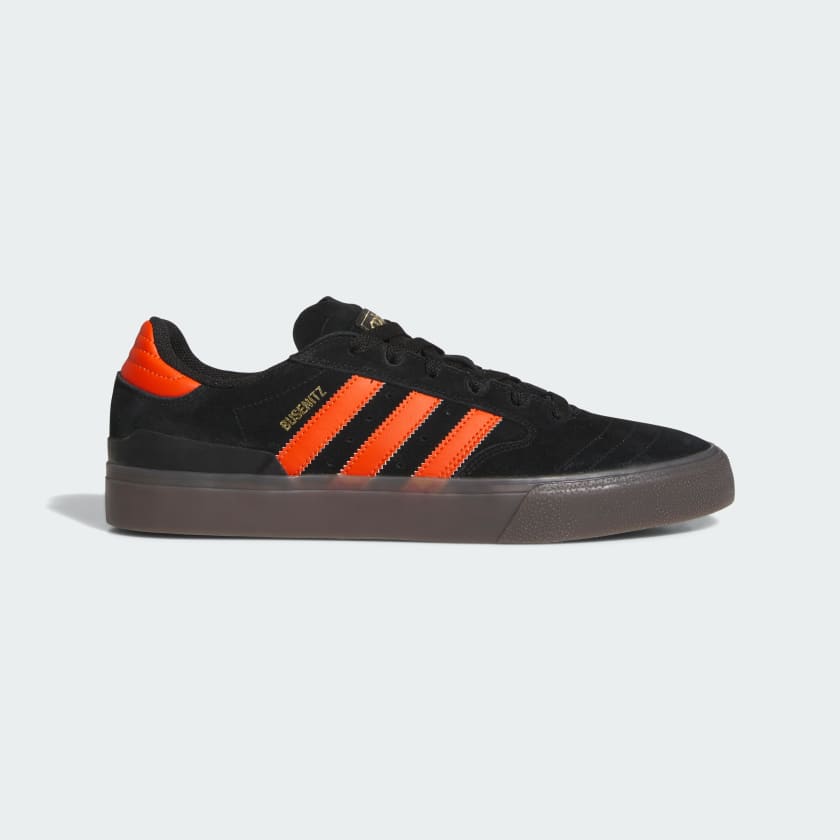 Adidas Busenitz Vulc II Shoes Unisex Core Black Orange Gum M 6.5 W 7.5