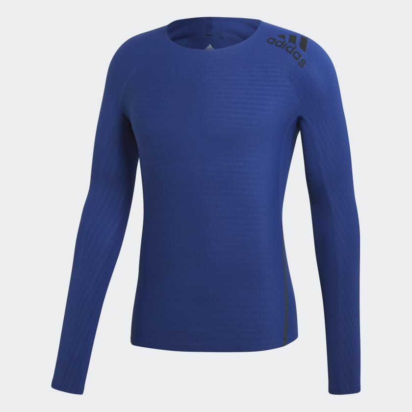 adidas Alphaskin 360 Tee Blue adidas New Zealand