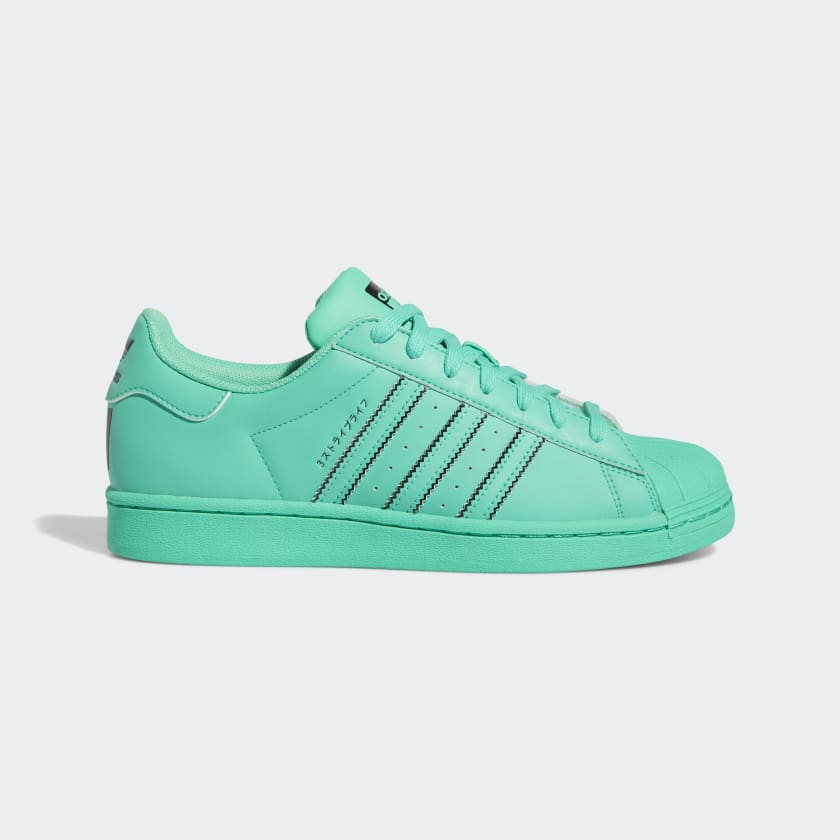 adidas Superstar Shoes in Green for Men