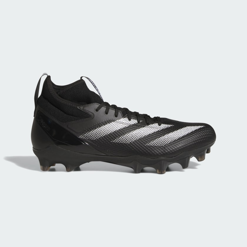 Black football shoes top