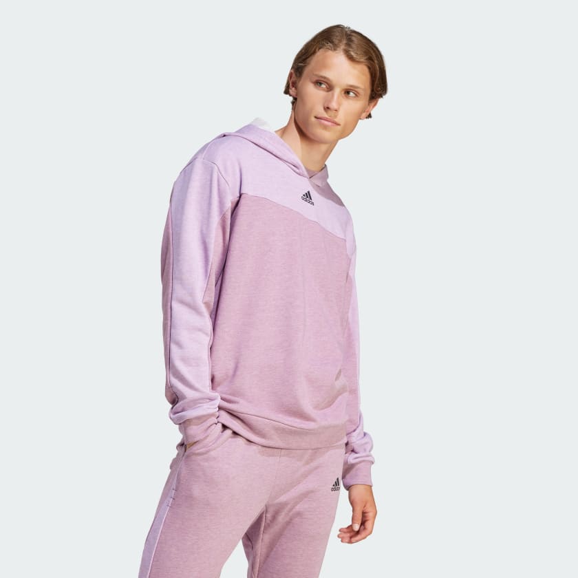 adidas Buzo Jaspeado con Capucha Morado adidas Colombia