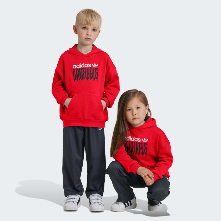 adidas Conjunto de Buzo con Capucha Estampado Kids Rojo adidas Colombia