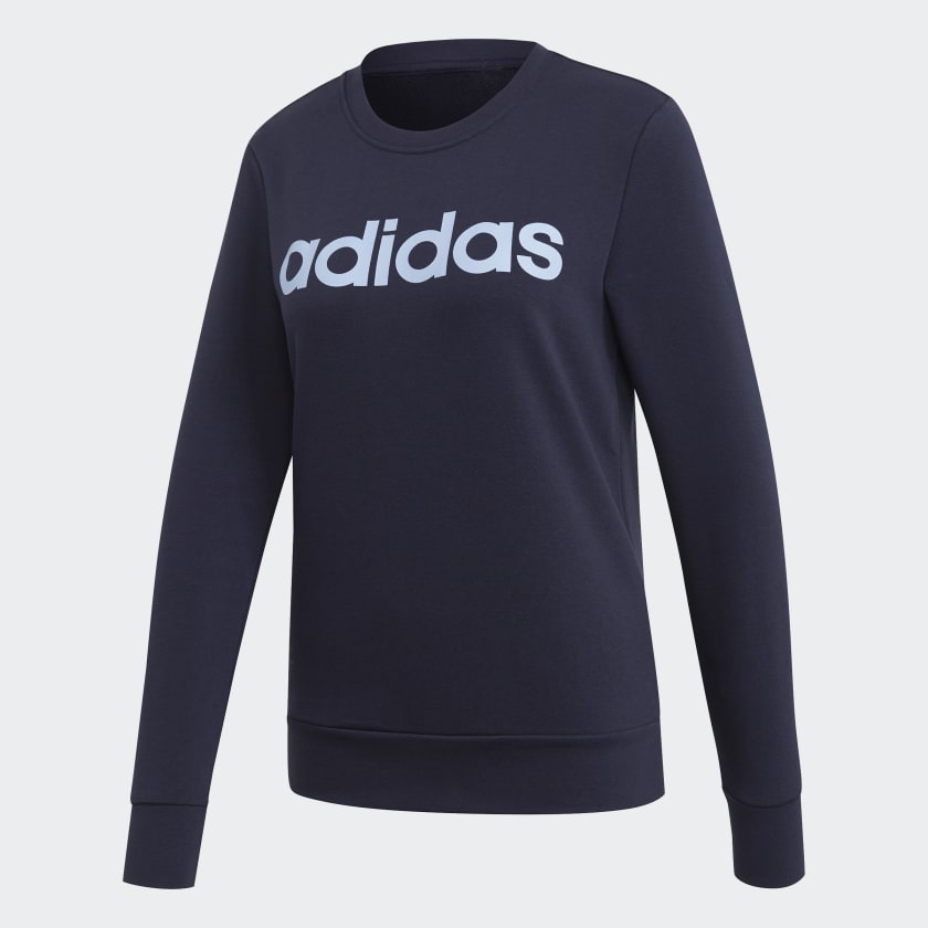 Adidas essentials linear sweatshirt online
