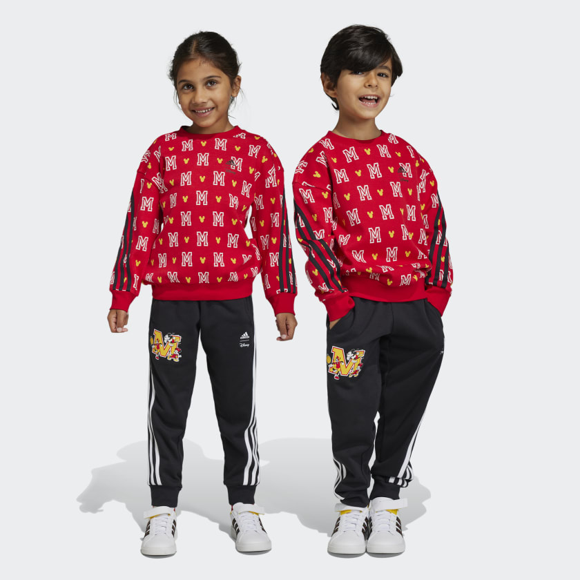 adidas x Mickey Mouse Jogger Track Suit - Red | Kids' Lifestyle | adidas