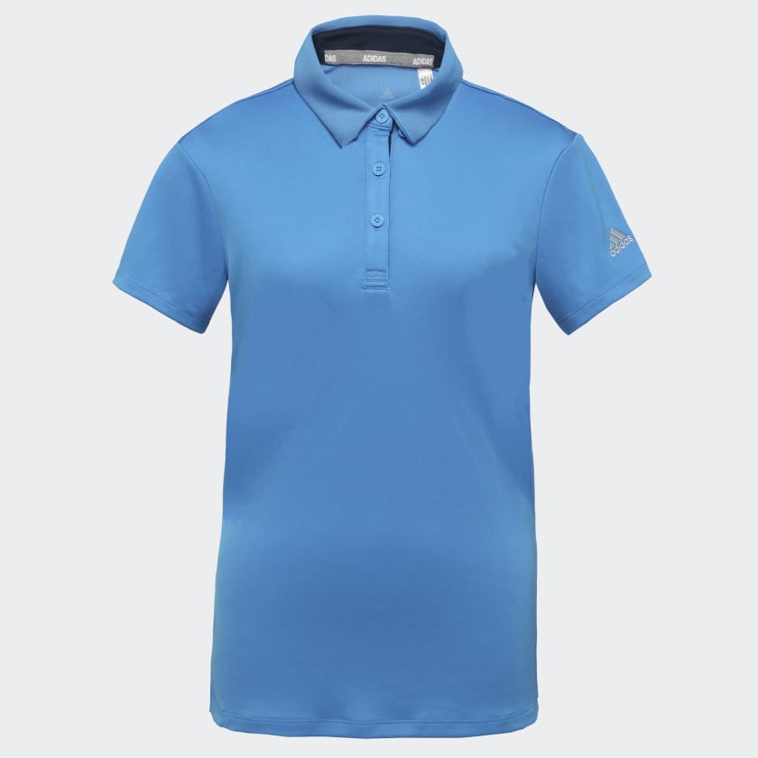Blue adidas polo clearance