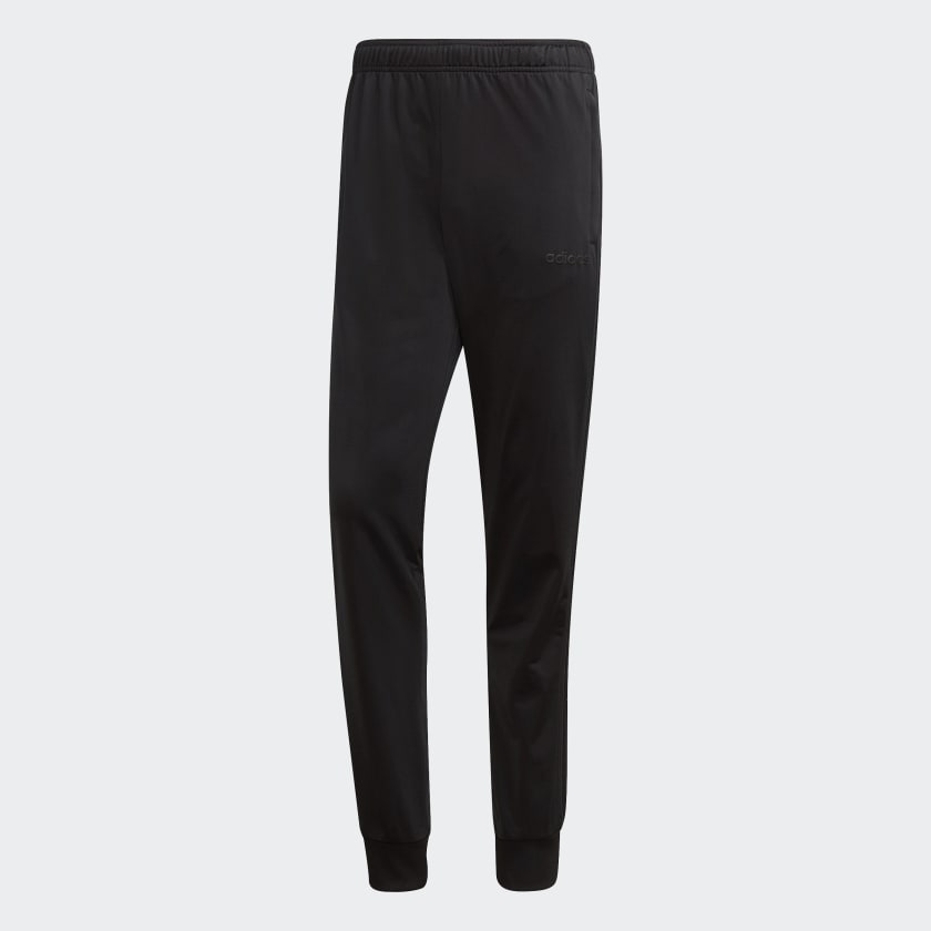 adidas Essentials 3-Stripes Tapered Tricot Pants - Black | men training ...