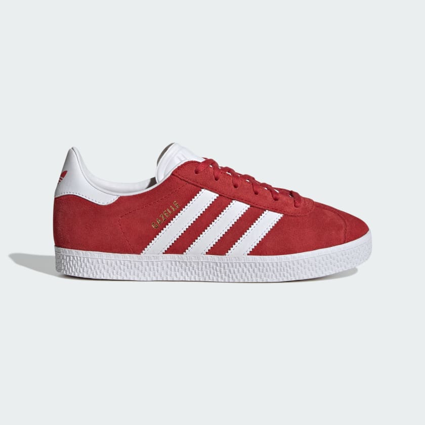 Red adidas gazelle junior new arrivals
