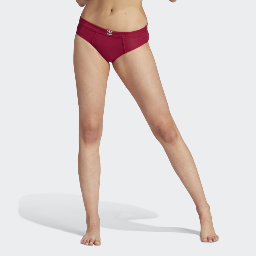 adidas Pants Red Bikini - Ribbed Flex | Canada Cotton adidas Adicolor