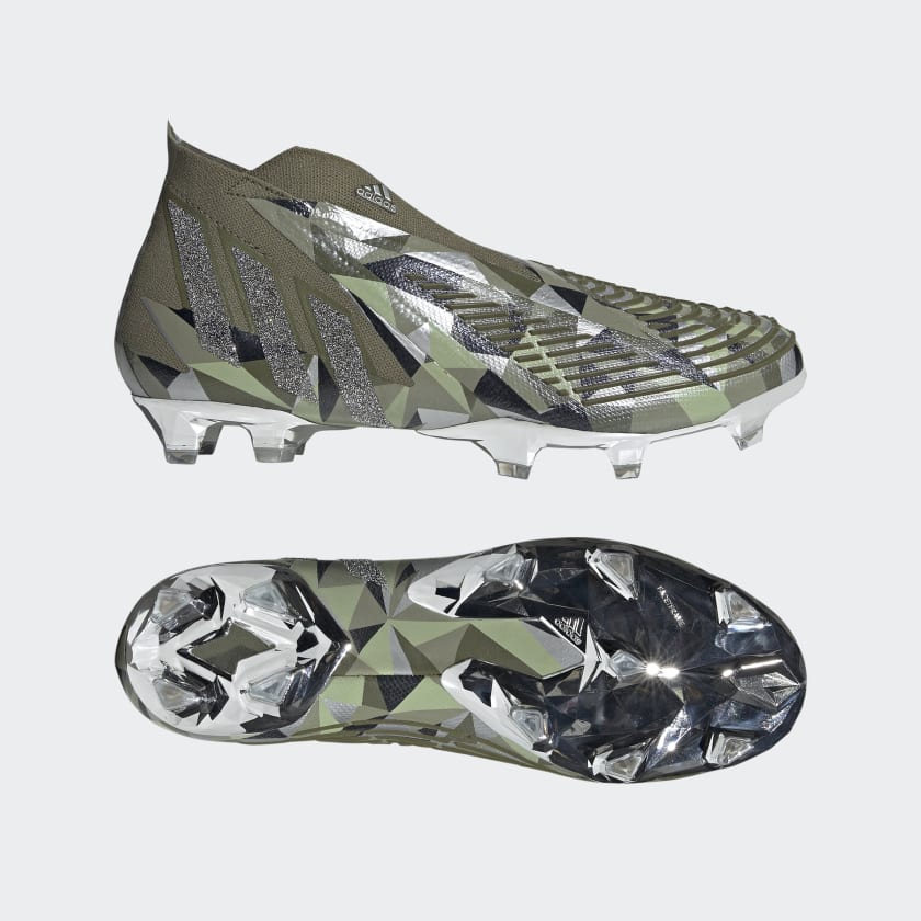 adidas Predator Edge Crystal+ Firm Ground Soccer - Green | Unisex Soccer | adidas