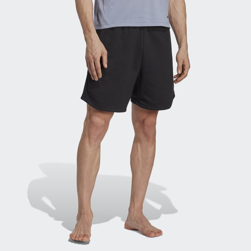 Yoga Basic Cintura Larga Shorts Esportivas