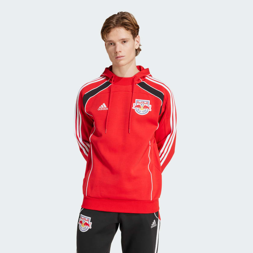 New York Red Bulls UBP Travel Hoodie - Red | Free Shipping New York Red Bulls UBP Travel Hoodie - Red | Free Shipping