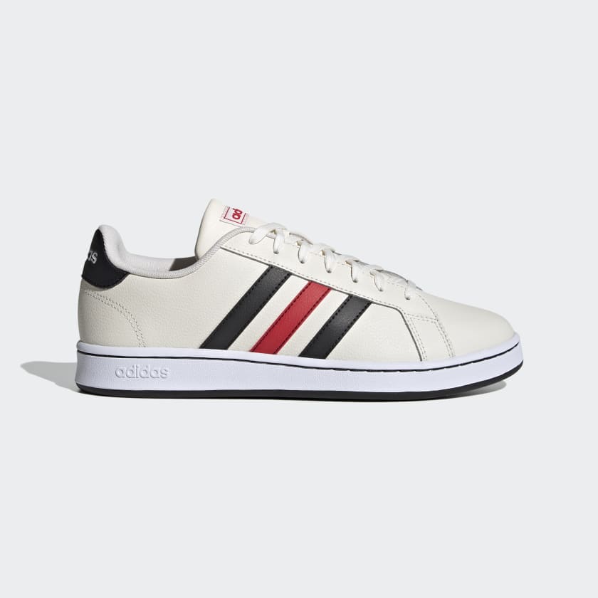 black grand court adidas
